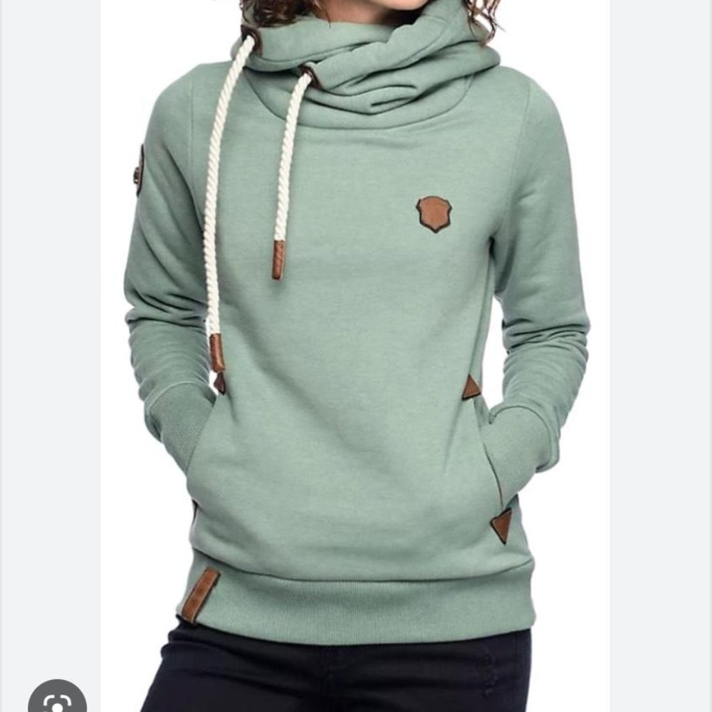 Naketano Teal Sweatshirt Size Medium